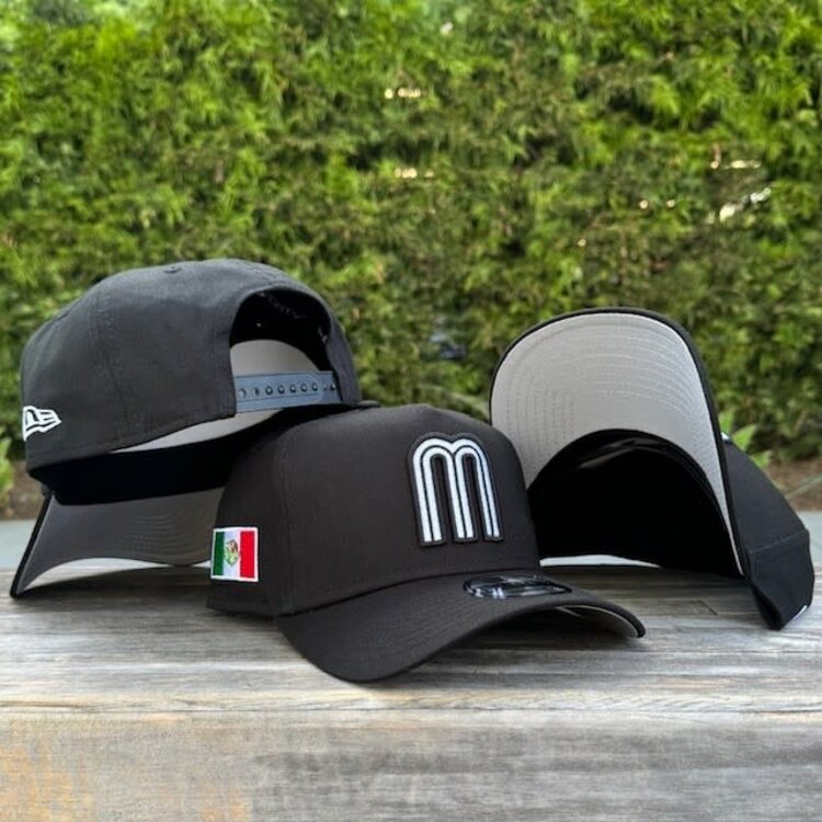 New Era Mexico Black White 940 A-Frame
