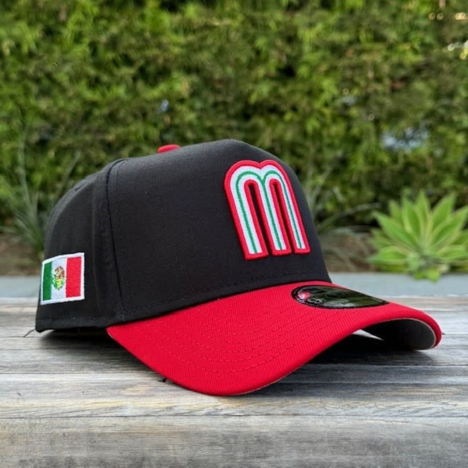 Mexico Black/ Red 940 A-Frame Snapback - The Locker Room of Downey