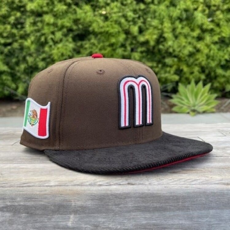 New Era Mexico Brown/Black Cord "M" 950 Snapback
