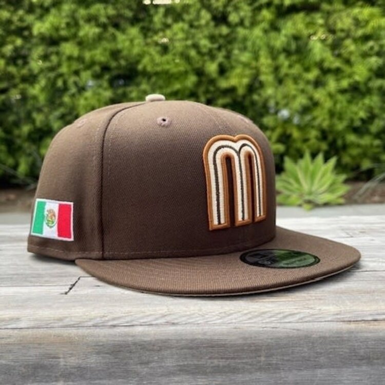 New Era Mexico Brown "M" w/Flag 950 Snapback