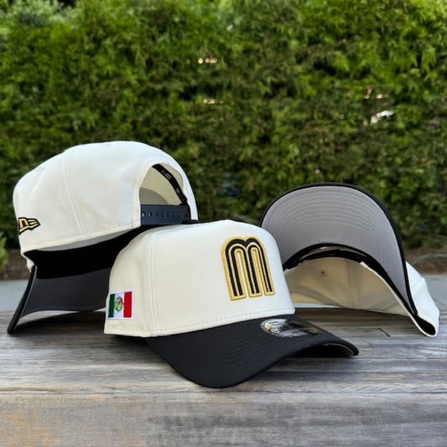 Mexico Ivory/ Black 940 A-Frame Snapback - The Locker Room of Downey