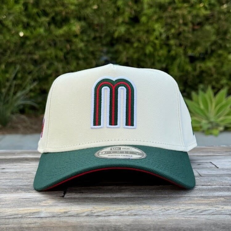 New Era Mexico Ivory/ Dark Green 940 A-Frame