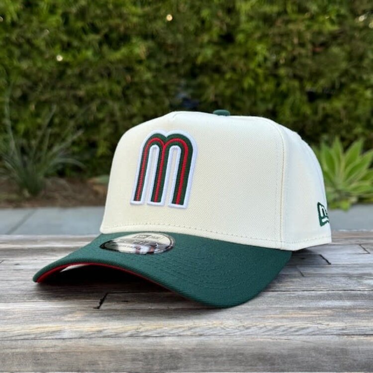 New Era Mexico Ivory/ Dark Green 940 A-Frame