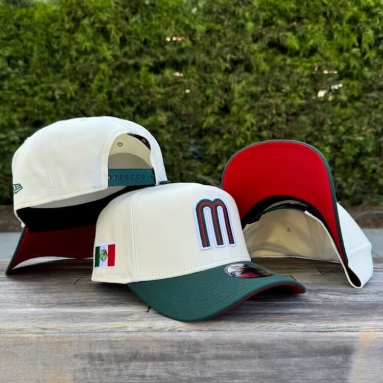 New Era Mexico Ivory/ Dark Green 940 A-Frame