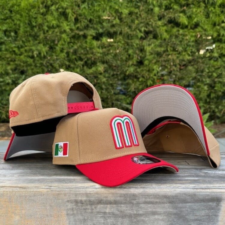 New Era Mexico Khaki/ Red 940 A-Frame