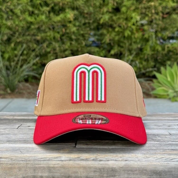 New Era Mexico Khaki/ Red 940 A-Frame