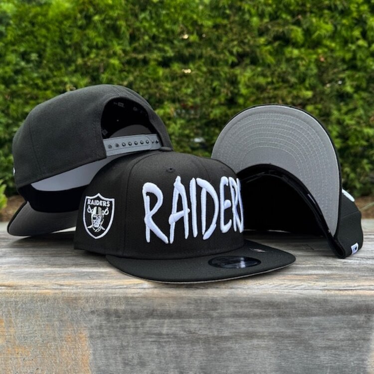 New Era Raiders Black White Sketch 950 Snapback