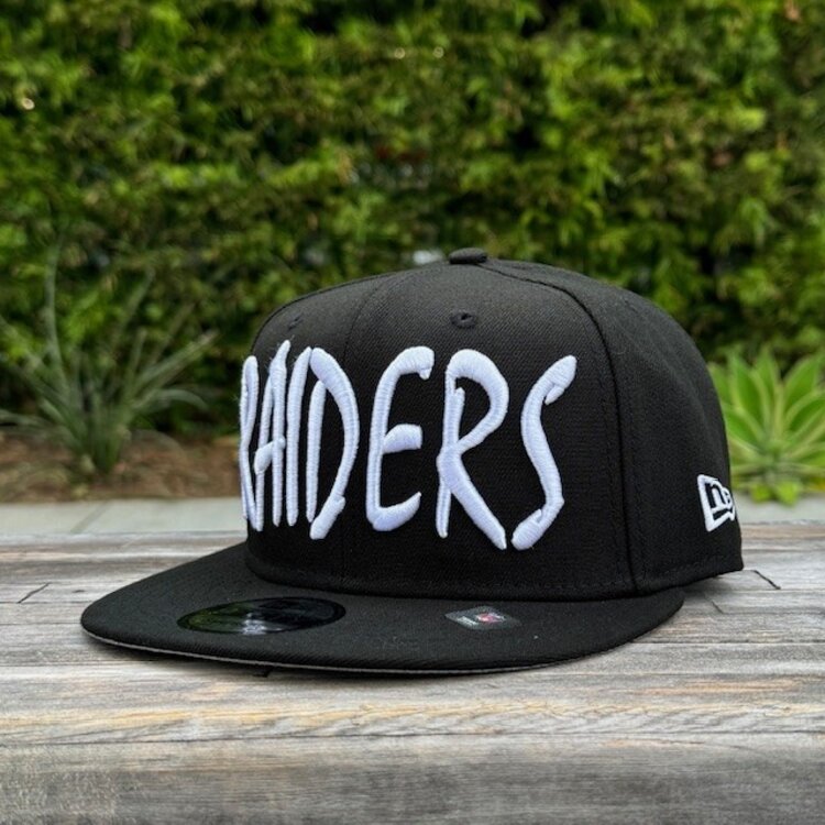 New Era Raiders Black White Sketch 950 Snapback