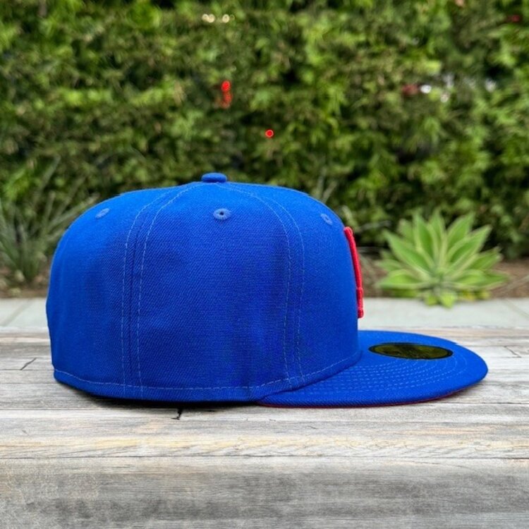 New Era LA Dodgers Light Royal Red "LA" Red UV