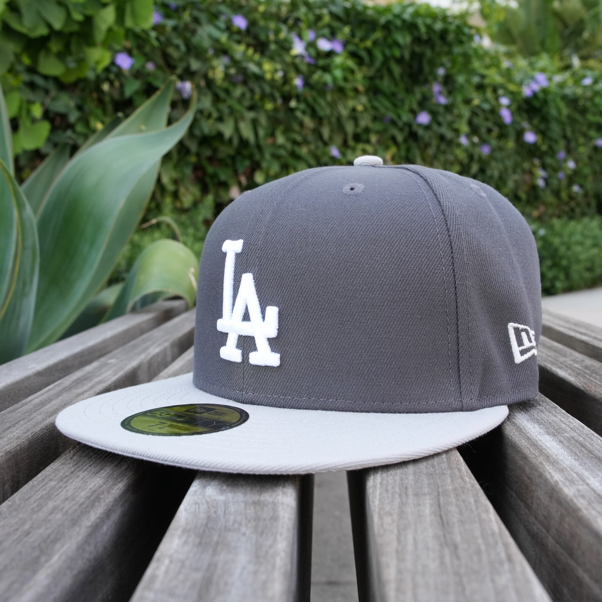 La dodgers hat grey hot sale