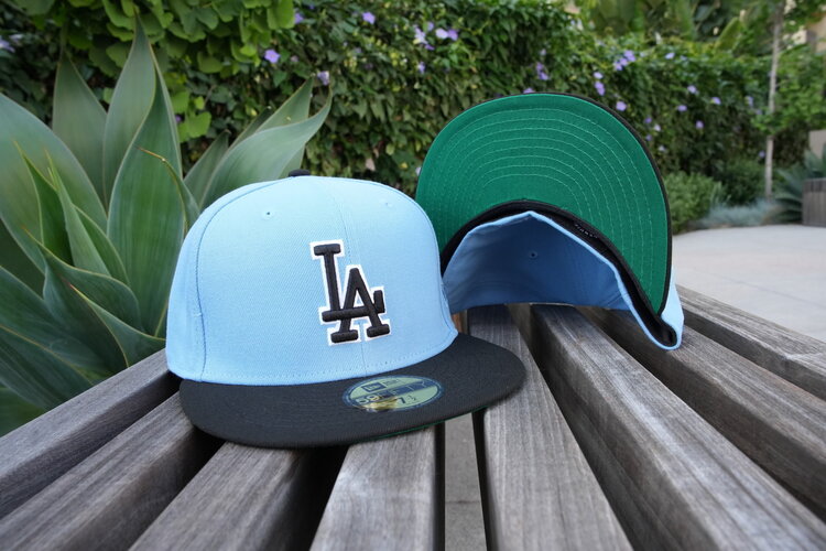 New Era LA Light Blue/Black Green UV
