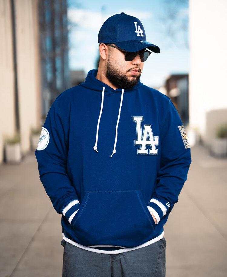 New Era Dodgers NE Men's Logo Select Hoodie Royal