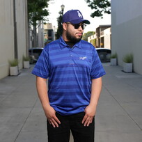 Antigua Dodgers M Polo Compass Royal