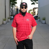 Antigua 49ers M Polo Red Compass