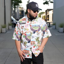 Reyn Spooner NY Yankees Reyn Spooner Scenic Button-Up