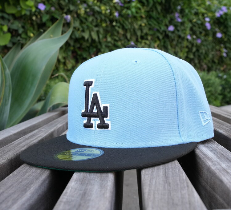 New Era LA Light Blue/Black Green UV