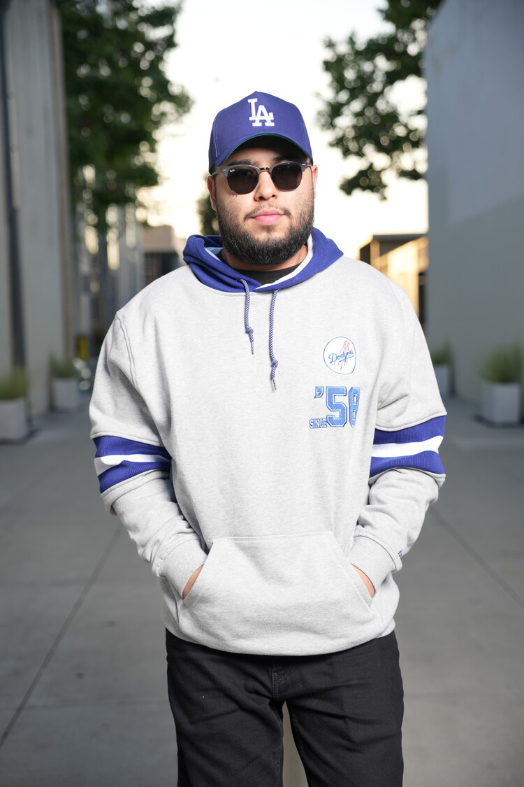 New Era Dodgers NE Gray Since 58 P/O Hoodie