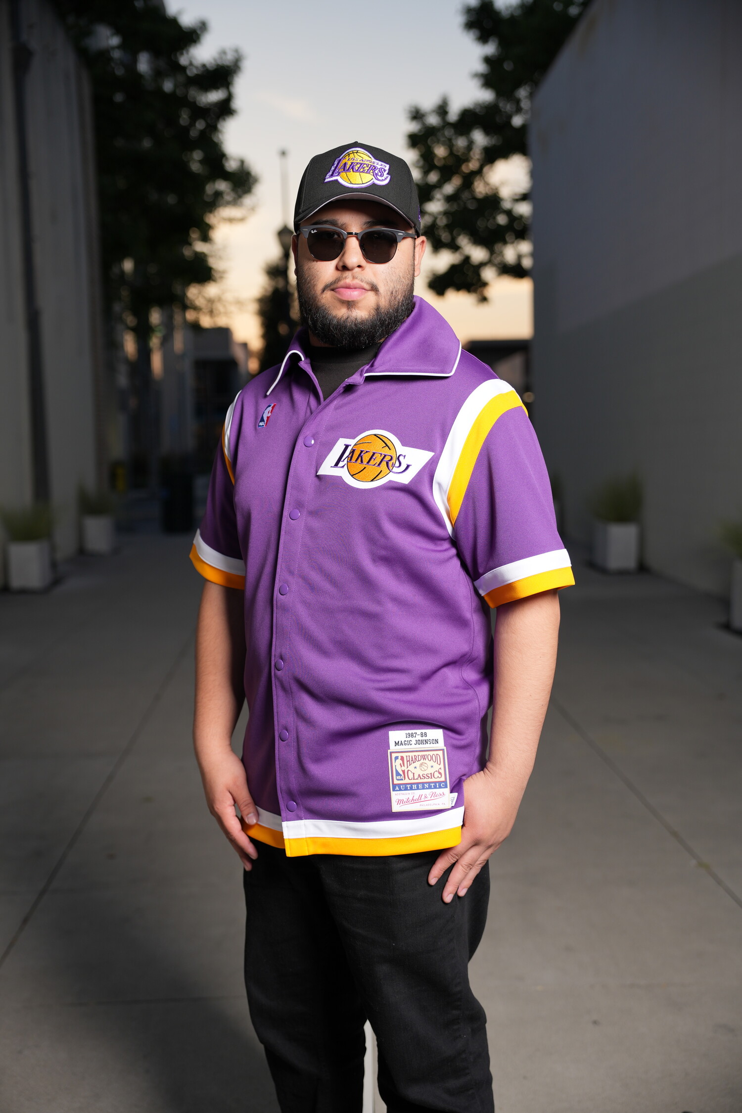 La lakers shooting shirt on sale