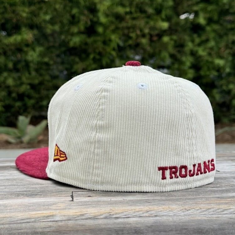 New Era USC Retro Cord Ivory/Cardinal