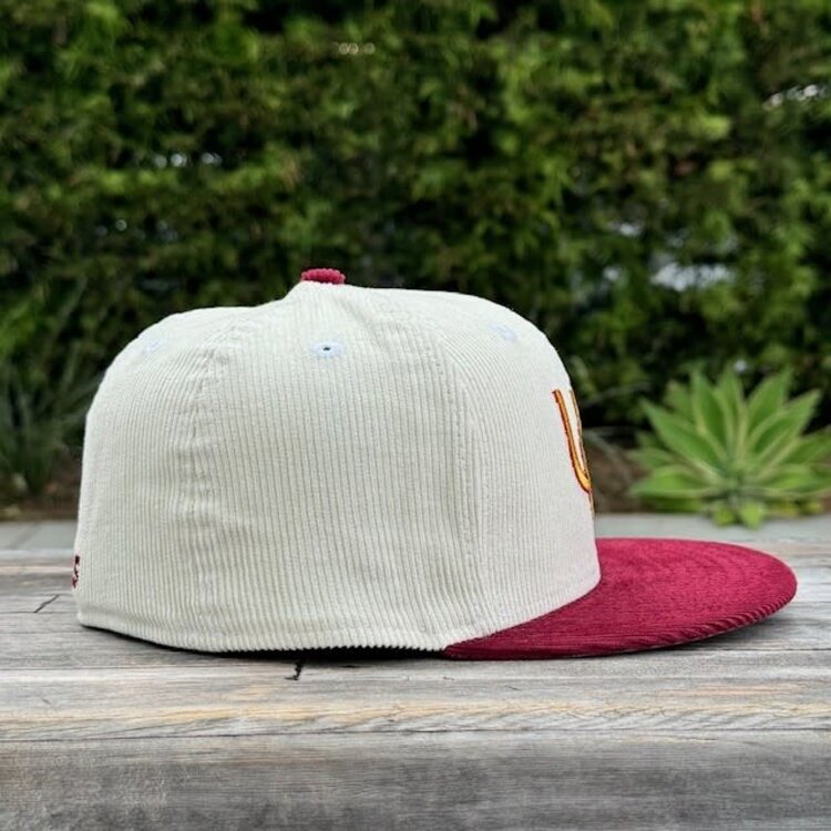 New Era USC Retro Cord Ivory/Cardinal