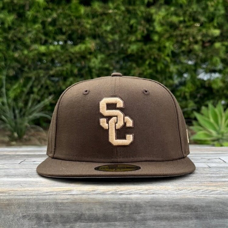 New Era SC Interlock Brown Tan Gray UV