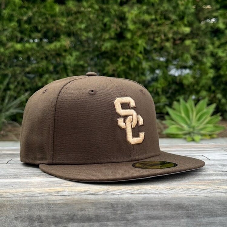 New Era SC Interlock Brown Tan Gray UV