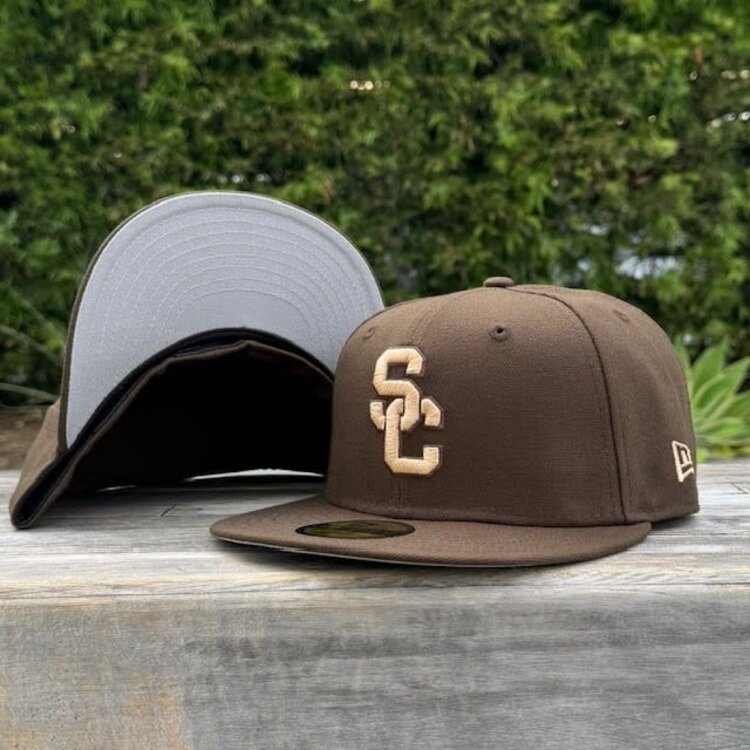 New Era SC Interlock Brown Tan Gray UV