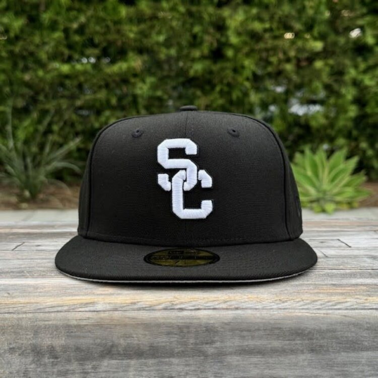New Era SC Interlock Black White