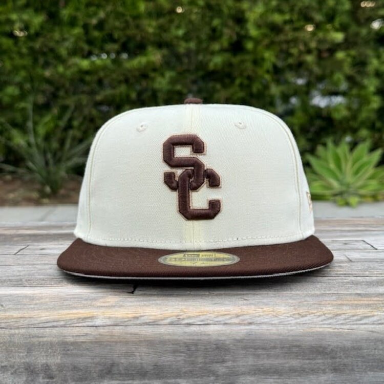 New Era SC Interlock Ivory /Brown