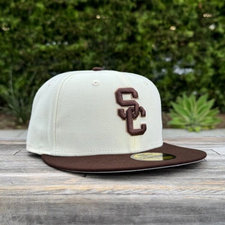 New Era SC Interlock Ivory /Brown