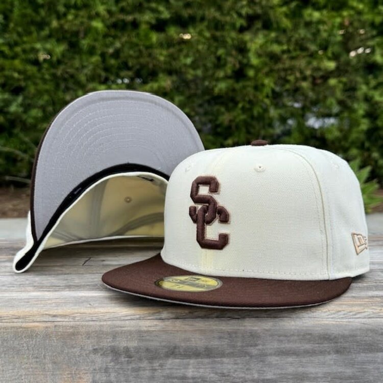 New Era SC Interlock Ivory /Brown