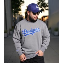 Mitchell and Ness LA Dodgers M&N Snow Washed Fleece Crew Neck Sweater