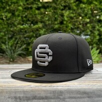 New Era SC Alt Logo Black Dark Gray