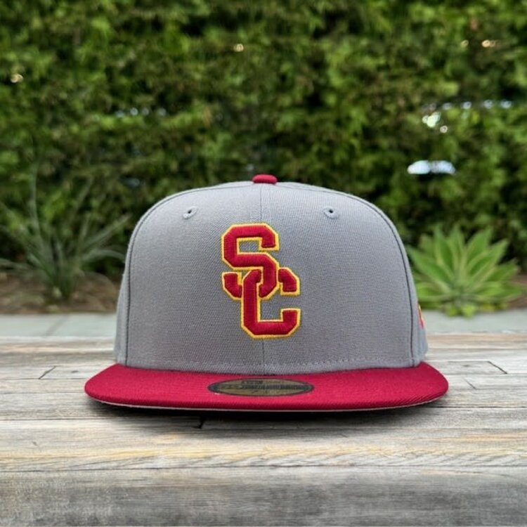 New Era SC Interlock Gray /Cardinal