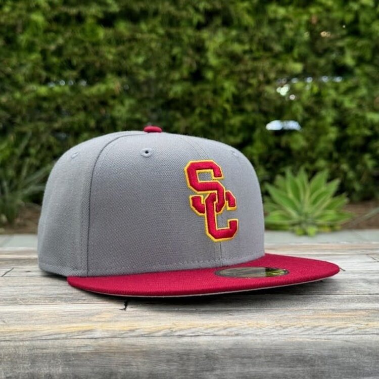 New Era SC Interlock Gray /Cardinal