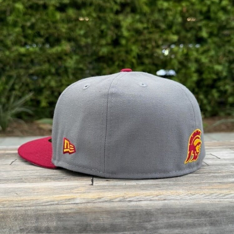 New Era SC Interlock Gray /Cardinal