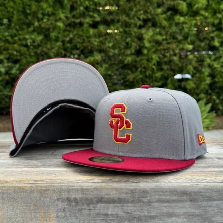 New Era SC Interlock Gray /Cardinal
