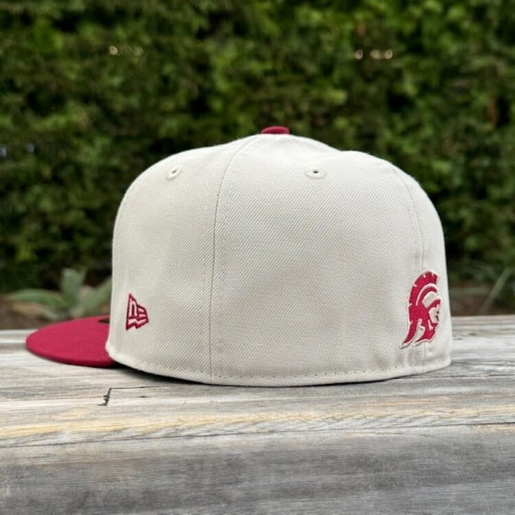 New Era SC Stone/Cardinal Alt Logo