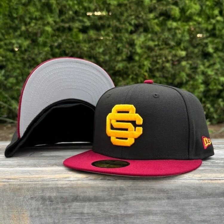 New Era SC Black/Cardinal Gold Alt Logo