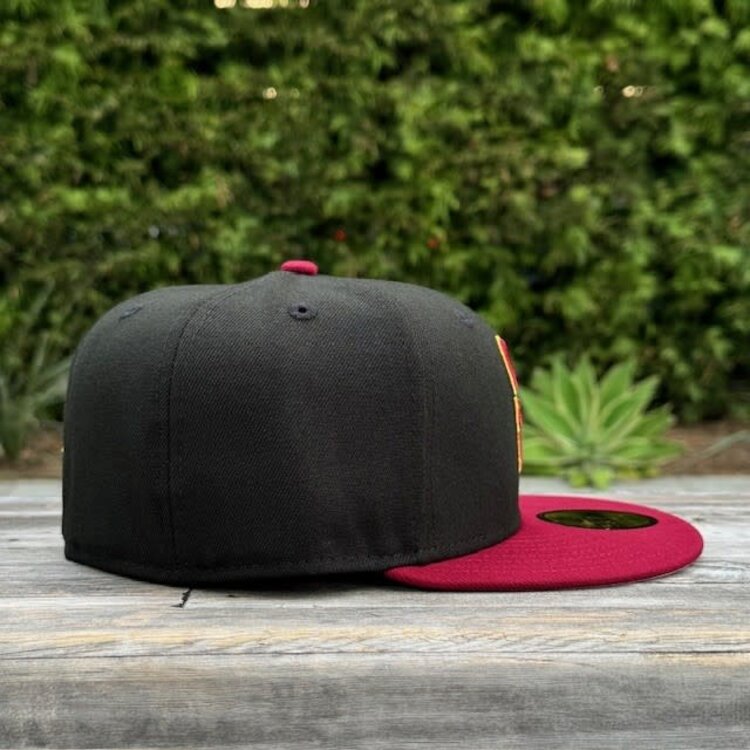 New Era SC Interlock Black / Cardinal