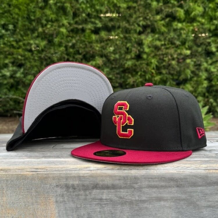 New Era SC Interlock Black / Cardinal