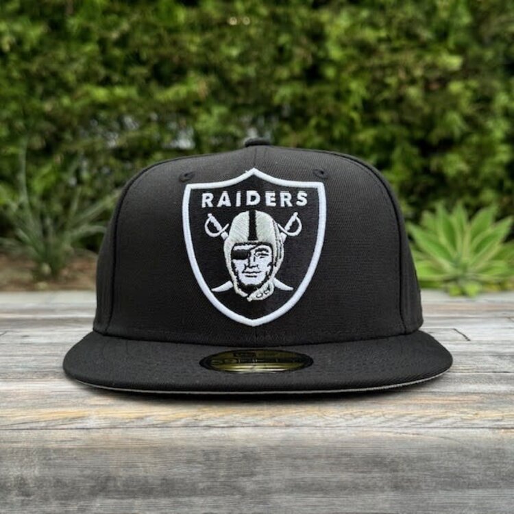 New Era Raiders Black XL Shield Logo
