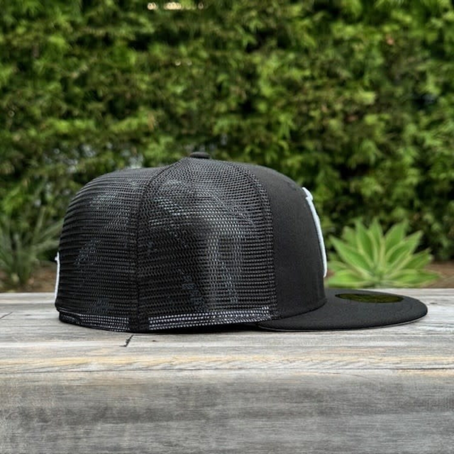 Raiders Black Team Shield Mesh - The Locker Room of Downey