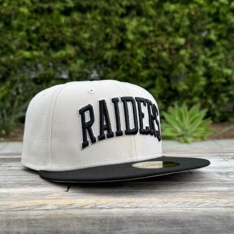 New Era Raiders Natural/ Black Arch