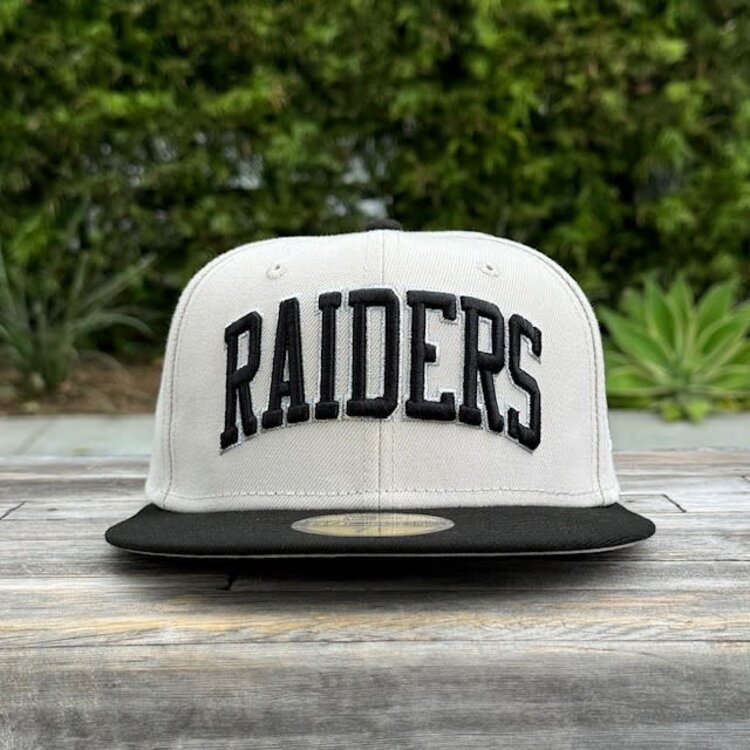New Era Raiders Natural/ Black Arch