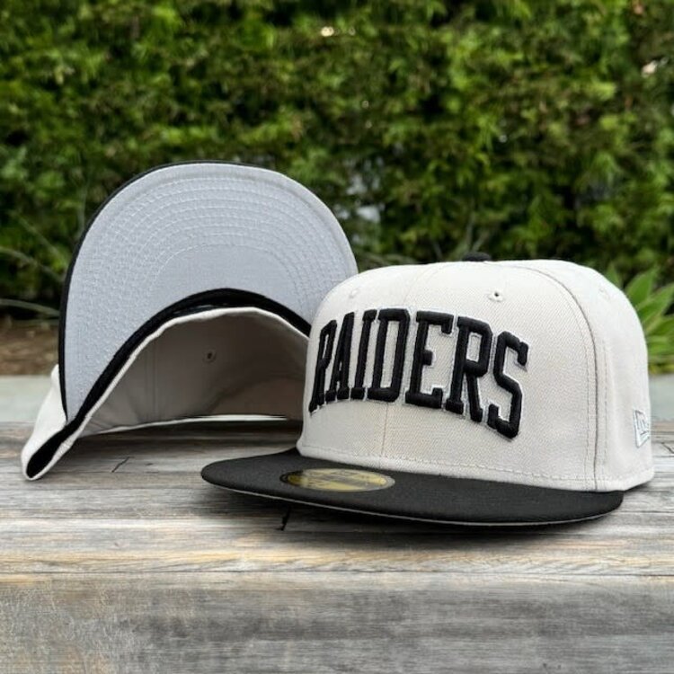 New Era Raiders Natural/ Black Arch