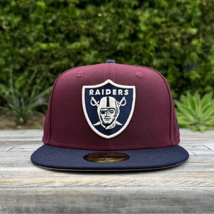 New Era Raiders Shield Maroon/Navy Ivory - Khaki UV