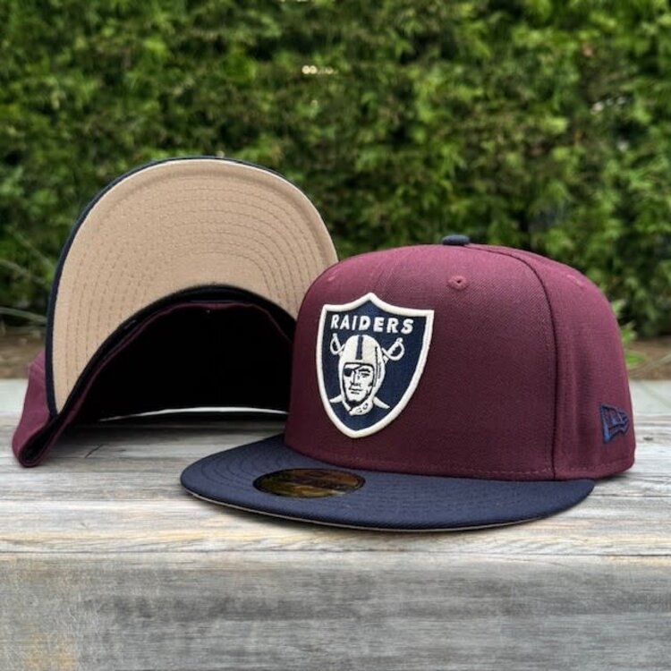 New Era Raiders Shield Maroon/Navy Ivory - Khaki UV