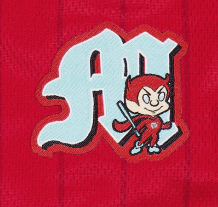 New Era LMB Diablos Rojos del Mexico 24 Away Jersey Red