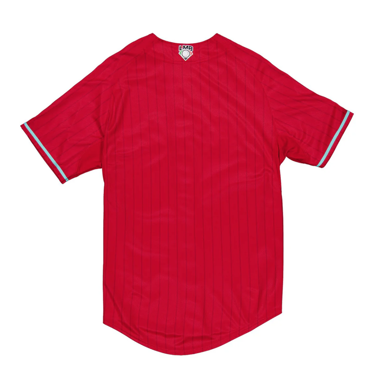 New Era LMB Diablos Rojos del Mexico 24 Away Jersey Red